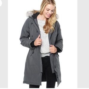 Canada Goose Women's Kensington Parka Coat Graphite Jacket Size: XS